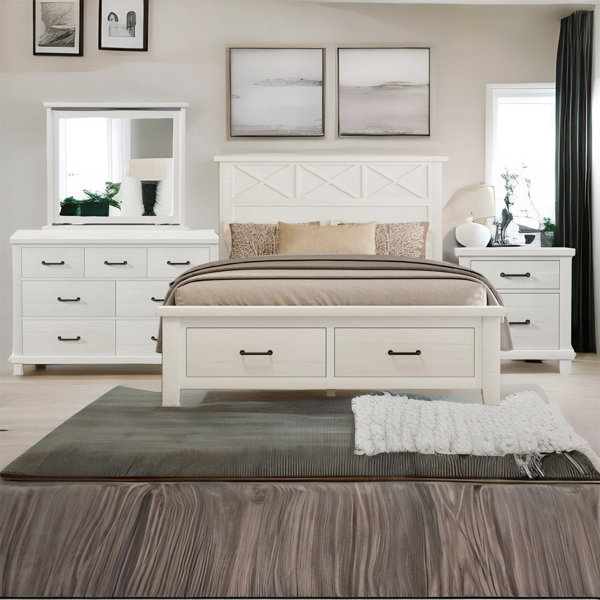 Red Barrel Studio® Braisley Queen Platform 3 Piece Bedroom Set Wayfair
